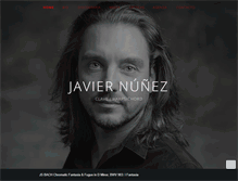 Tablet Screenshot of javiernunezrivera.com